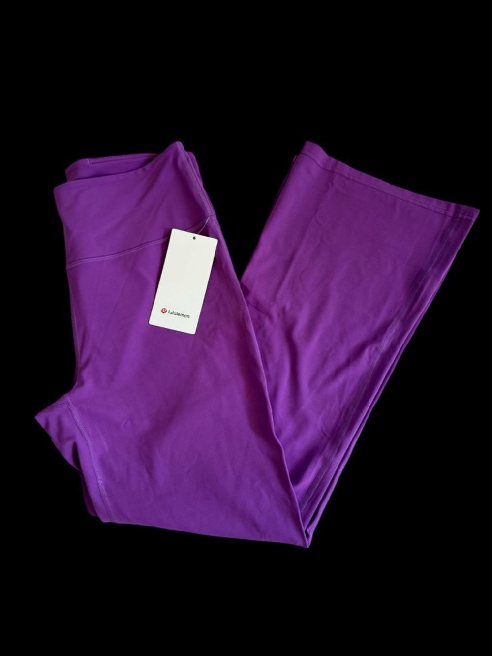 Lululemon Groove Super-High-Rise Flared Pant Nulu Moonlit Magenta Size 12